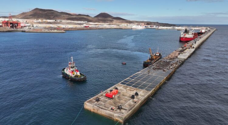 Terminada las obras de puertos canarios en el nelson mandela