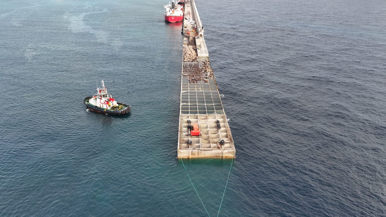 Terminada las obras de puertos canarios en el nelson mandela